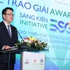 Deputy Minister of Planning and Investment Tran Quoc Phuong speaks at the event (Photo: VNA)