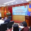 Deputy Minister of Home Affairs Vu Chien Thang speaks at the event. (Photo: VNA)