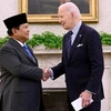 Indonesian President Prabowo Subianto holds bilateral talks with his American counterpart Joe Biden at the White House in Washington on Nov. 12, 2024. (Photo Courtesy of Presidential Press Bureau) 