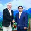 PM Pham Minh Chinh meets Ericsson CEO Borje Ekholm (Photo: VNA)