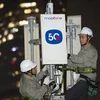 Mobile operators dialing in nationwide 5G services (Photo: VietnamPlus)