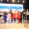 The Vietnamese team win the top place at the World Mindmap Championship 2024. (Photo: Thanh nien Newspaper)