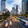 Vehicles passing through Jl. MH Thamrin, one of the main thoroughfare in the capital city of Jakarta. (Photo: thejakartapost.com) 