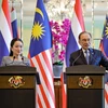 Prime Minister Datuk Seri Anwar Ibrahim (R) and his Thai couterpart Paetongtarn Shinawatra (Photo: malaymail.com)