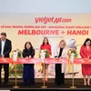 Inauguration du vol Hanoï – Melbourne. Photo: baotintuc.vn