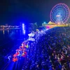 Des spectacles auront lieu sur une scène au bord de la rivière Han d'une capacité de près de 3 000 places, à Da Nang Downtown. Photo: Sun Group