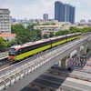 Un tronçon de la ligne de métro Cat Linh-Ha Dong. Photo: VNA