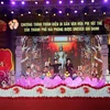 El programa de espectáculos que presenta los patrimonios culturales inmateriales reconocidos por la UNESCO en la ciudad de Hai Phong (Fuente: VNA)