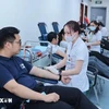Donación de sangre en Vietnam (Fuente: VNA)