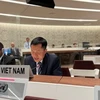 Cung Duc Han, subjefe de la misión permanente del país indochino en Ginebra (Fuente: VNA)
