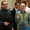 El primer ministro de Malasia, Anwar Ibrahim (izquierda), asiste a la 25ª consulta anual bilateral de líderes en el Palacio de Nurul Iman y se reúne con el sultán de Brunei, Hassanal Bolkiah. (Foto: bernama.com)