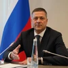 El gobernador de la provincia rusa de Pskov, Mikhail Vedernikov, en la entrevista con la VNA (Fuente: VNA)