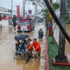 Evacuan a pobladores ante las inundaciones causadas por el tifón Yagi en Filipinas (Fuente: Xinhua/VNA) 