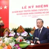 El secretario general del Partido Comunista y presidente de Vietnam, To Lam, pronuncia un discurso en la ceremonia (Fuente: VNA)