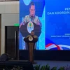 El viceministro de Medio Ambiente y Silvicultura de Indonesia, Alue Dohong, habla en el evento (Foto: Antara) 