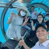 Los servicios submarinos de Vinpearl ofrecen experiencias emocionantes para los turistas. (Foto: baokhanhhoa.vn)