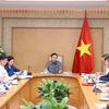 El viceprimer ministro de Vietnam, Tran Hong Ha, preside la reunión (Fuente: VNA)