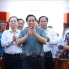 El primer ministro Pham Minh Chinh se reúne con votantes de la ciudad de Can Tho. (Fuente: VNA)