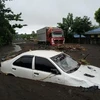 Inundaciones provocadas por la tormenta tropical Trami en Filipinas el 23 de octubre. (Foto: Reuters/VNA)