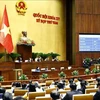 En el octavo periodo de sesiones de la Asamblea Nacional de Vietnam de la XV Legislatura (Fuente: VNA)