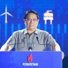 El primer ministro Pham Minh Chinh pronuncia un discurso en el evento (Fuente: VNA)