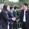 El presidente Luong Cuong se reúne con votantes de la provincia de Thanh Hoa (Fuente: VNA)