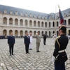 Top leader starts official visit to France