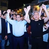 Prime Minister and President of NVIDIA visit Hanoi's Old Quarter at night