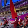 Athletes with disabilities seen at the Asian Para Games last year. They are diligently preparing for the 2024 Paris Paralympics. (Photo: webthethao.com.vn)
