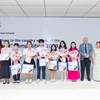 Students from Thanh Xuan Secondary School in Hanoi were the East Asia region's second place winners in a global British Council Partner School competition. (Photo coutersy of British Council) 