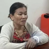 Nguyen Thi Mai, aged 48, is busted in the crackdown. (Photo: VNA)