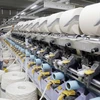 Fibre production at Ha Nam Textile Company (Photo: VNA)