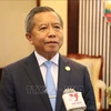 Minister of Technology and Communications and Chairman of the Laos – Vietnam Friendship Association Boviengkham Vongdara. (Photo: VNA)