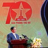 Prime Minister Pham Minh Chinh speaks at the ceremony. (Photo: VNA)