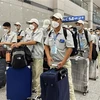 Vietnamese labourers arriving at Incheon Airport in the Republic of Korea (Photo: VNA) 