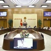 A session of the National Assembly Standing Committee. (Photo: VNA)