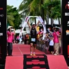 Anfrey Sharipov from Uzbekistan becomes the champion of the 2024 BIM Group IRONMAN 70.3 Phu Quoc. (Photo: VOV)