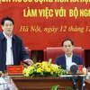 State President Luong Cuong speaks at the working session with the Ministry of Foreign Affairs on December 12. (Photo: VNA)