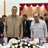 泰国总理斯雷塔·塔维信和马来西亚总理安瓦尔·易卜拉欣于8月3日会面。图自越南之声