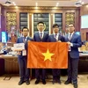 四名越南学生全部获得奖牌。图自Vietnam+