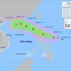 第8号台风的路径。图自越通社