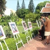 La exposición fotográfica “Tío Ho y su vida diaria”. (Fuente: VNA)