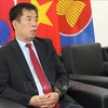 El embajador vietnamita en Corea del Sur, Vu Ho, responde a una entrevista. (Fuente: VNA)