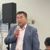 Sean Lam, representante de las empresas vietnamitas en Estados Unidos habla en el evento. (Foto: VNA)