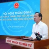 Председатель Народного комитета города Фан Ван Май выступает на заседании. (Фото: Министерство планирования и инвестиций) 