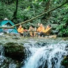Национальный парк Бави - популярное среди туристов место для кемпинга. (Фото: Hanoimoi.vn) 