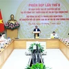 Премьер-министр Фам Минь Тьинь выступает на заседании Национального комитета по цифровой трансформации 10 июля. (Фото: ВИA)