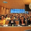 Вьетнамские делегаты на 65-й серии заседаний Ассамблей государств-членов Всемирной организации интеллектуальной собственности (ВОИС). (Фото: ВИА) 