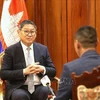 Интервью с заместителем премьер-министра Камбоджи, министром иностранных дел и международного сотрудничества Сок Ченда Софеа (Фото: ВИA)