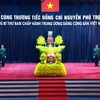 Гроб генерального секретаря Нгуен Фу Чонга установлен в Национальном траурном зале, Чан Тхань Тонг №5, Ханой. (Фото: ВИА)